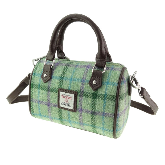 Harris Tweed Kilbride Mini Bowling Bag - Small Shoulder and Handbag