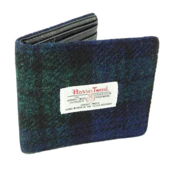 Men's Harris Tweed Mull Wallet  Black Watch