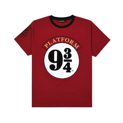 Adult Platform 9 3/4 T-Shirt - Heritage Of Scotland - BURGUNDY