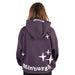 Adults Edinburgh 3D Puff Print Hoodie – Purple Scotland Hooded Sweatshirt - Heritage Of Scotland - XS