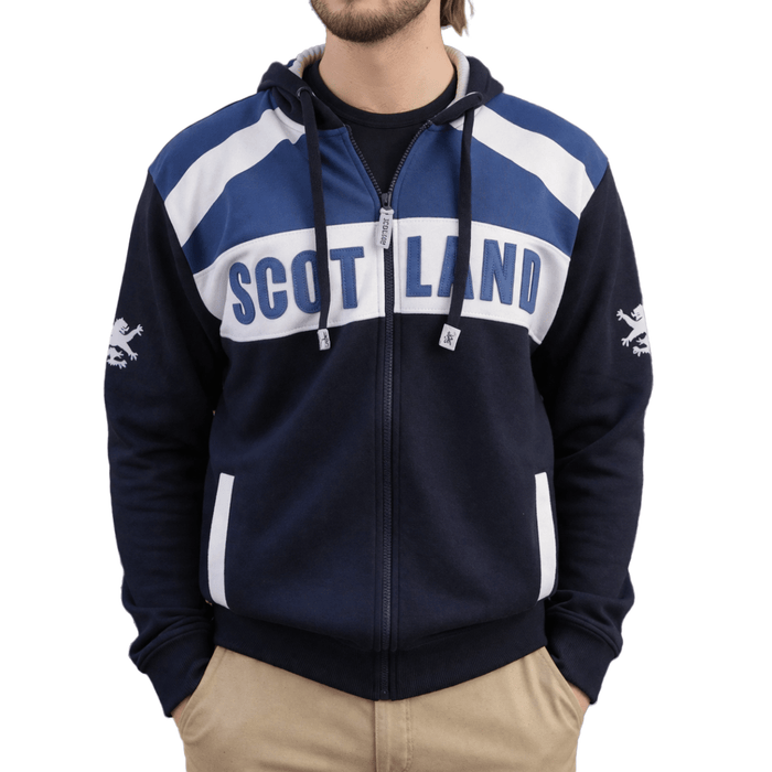 Adults Montana Scotland Hooded Top - Heritage Of Scotland - Navy