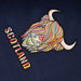 Adults Pastel High/Cow Patch Sweatshirts Navy - Heritage Of Scotland - NAVY