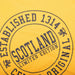 Adults Tshirt Rnd Scotland Est1314 Celt. Mustard - Heritage Of Scotland - MUSTARD