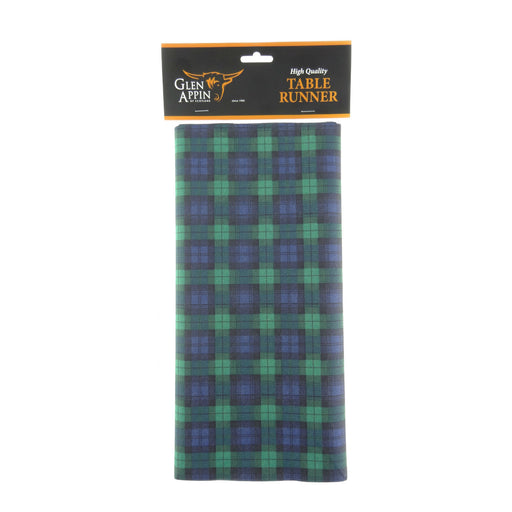 Airlaid Paper Table Runner - Heritage Of Scotland - BLACK WATCH