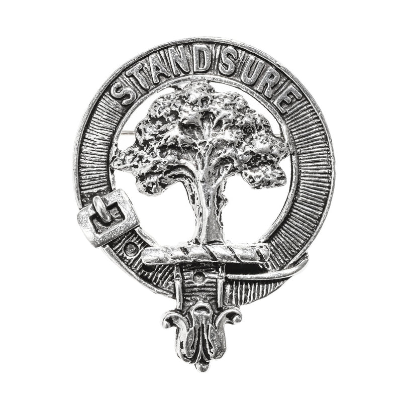 Anderson Clan Badge, Kilt Pin, Lapel Pin, Cufflinks, Keyring/Key Fob & Gift Set — Fine Pewter by Art Pewter — Made in Scotland (Shiny Finish) - Heritage Of Scotland - Badge