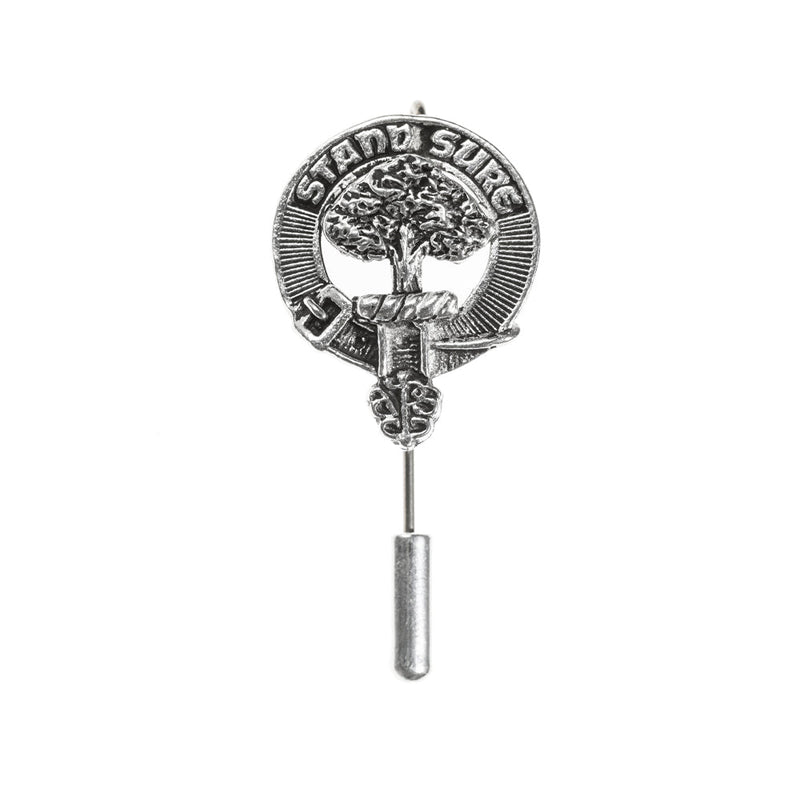 Anderson Clan Badge, Kilt Pin, Lapel Pin, Cufflinks, Keyring/Key Fob & Gift Set — Fine Pewter by Art Pewter — Made in Scotland (Shiny Finish) - Heritage Of Scotland - Lapel Pin