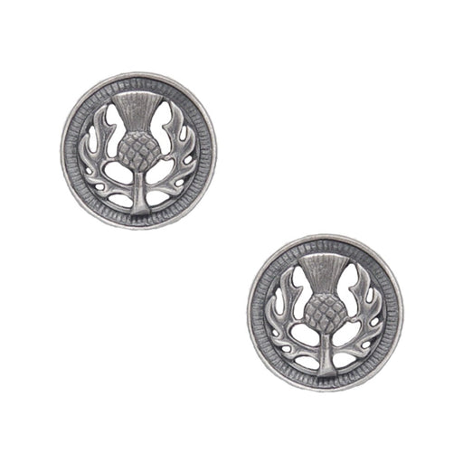 Antique Thistle Cufflinks Na - Heritage Of Scotland - NA