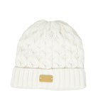 Aran Ladies Knitted Hat - Cream - Heritage Of Scotland - 