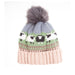 Aran Sheep Pom Pom Hat - Heritage Of Scotland - BLUSH