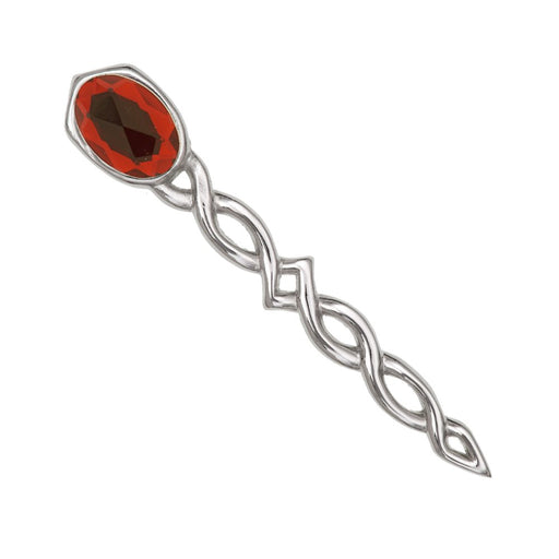 Argyll Interlace Kilt Pin Red Red - Heritage Of Scotland - RED