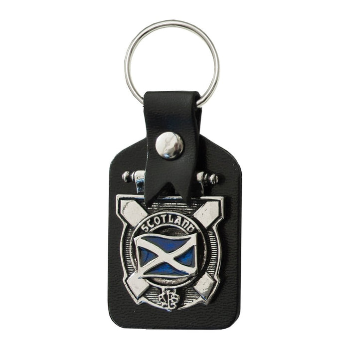 Armstrong Clan Badge, Kilt Pin, Lapel Pin, Cufflinks, Keyring/Key Fob & Gift Set — Fine Pewter by Art Pewter — Made in Scotland (Shiny Finish) - Heritage Of Scotland - Keyring / Key Fob