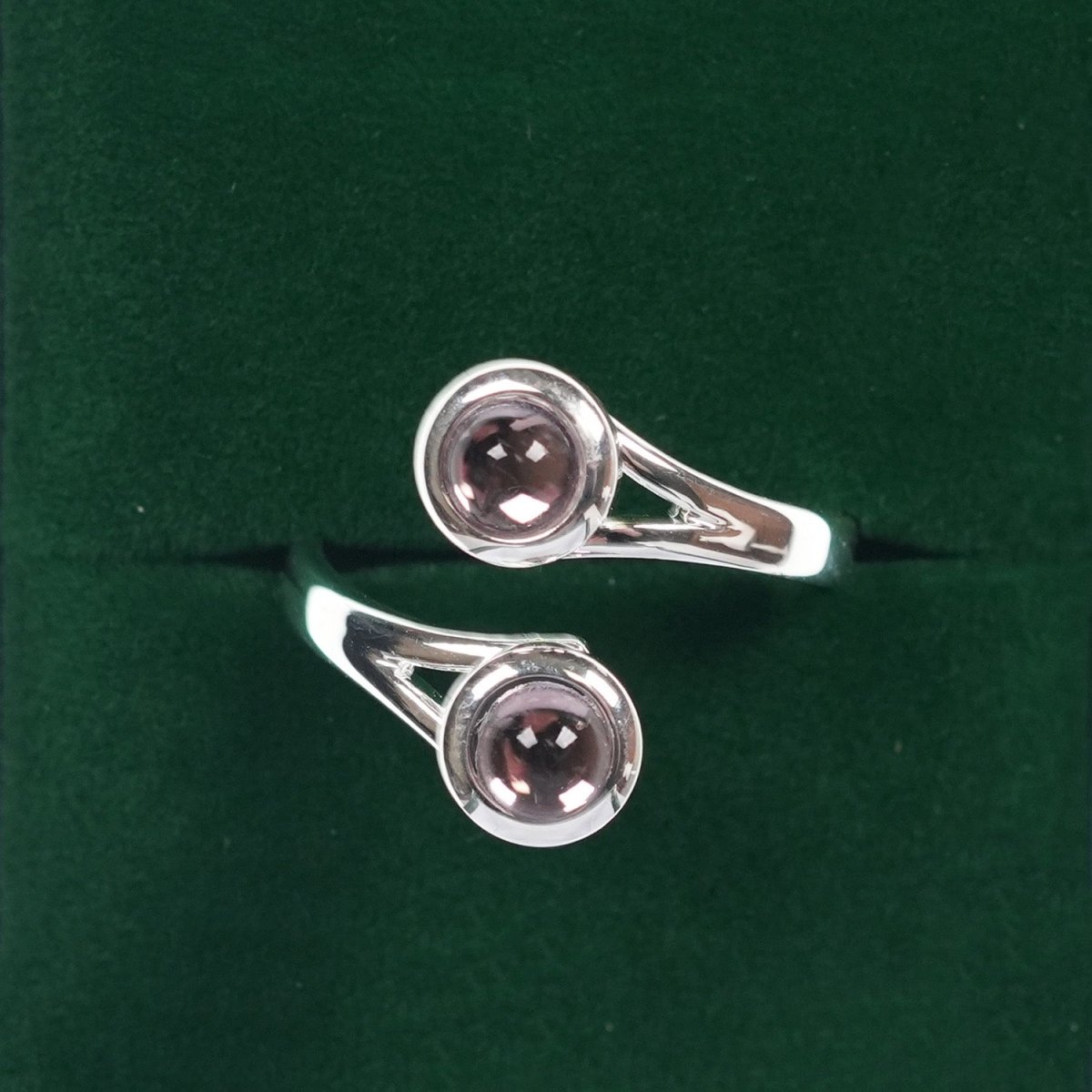 Art Pewter Celtic Birthstone Ring - Silver Plated Pewter - Made in Scotland - June (Light Amethyst) - Heritage Of Scotland -