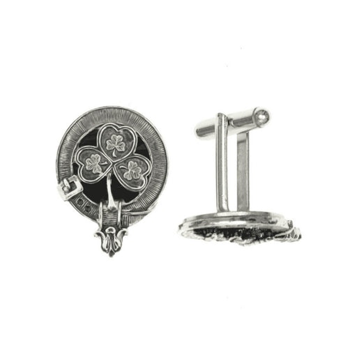 Art Pewter Cufflinks Shamrock - Heritage Of Scotland - SHAMROCK