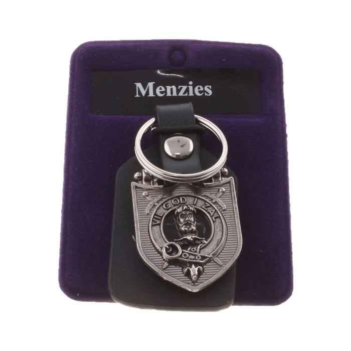 Art Pewter Keyring Menzies - Heritage Of Scotland - MENZIES