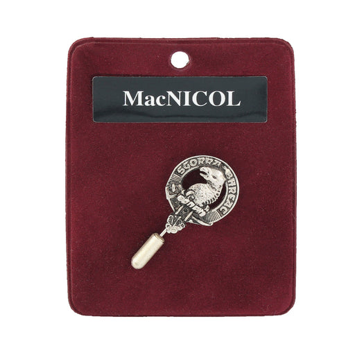 Art Pewter Lapel Pin Macnicol - Heritage Of Scotland - MACNICOL