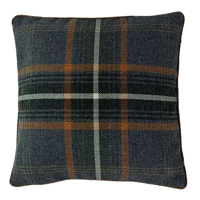 Aviemore Tartan Faux Wool Cushion - Heritage Of Scotland - GREY