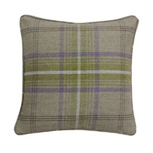 Aviemore Tartan Faux Wool Cushion - Heritage Of Scotland - THISTLE BROWN