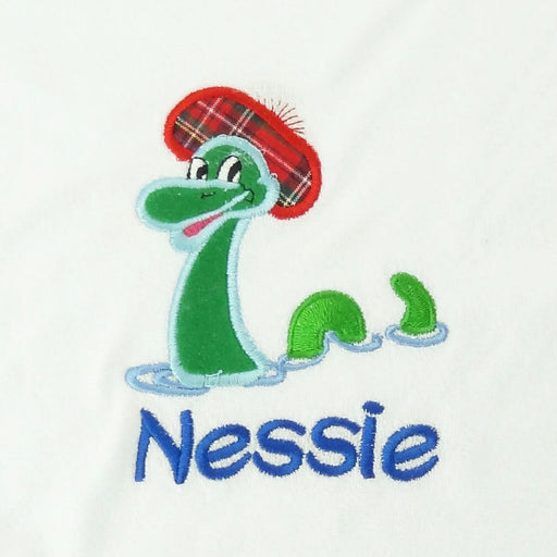 Babies Bib - Tartan Happy Nessie - Heritage Of Scotland - NESSIE