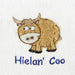 Babies Bib - Tartan Heilan' Coo - Heritage Of Scotland - HEILAN COO