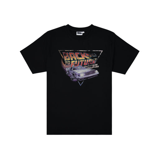 Back To The Future Adult T-Shirt - Heritage Of Scotland - BLACK