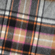 Balmoral 100% Cashmere Woven Scarf Exploded Bruce Grey - Heritage Of Scotland - EXPLODED BRUCE GREY