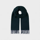 Balmoral 100% Cashmere Woven Scarf Plain Navy - Heritage Of Scotland - PLAIN NAVY