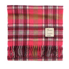 Balmoral 100% Cashmere Woven Scarf Tartan and Checks - Made in Scotland - REGULAR BRUCE PINK - Heritage Of Scotland -