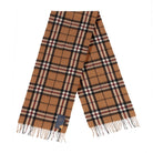 Balmoral 100% Cashmere Woven Scarf Tartan and Checks - Made in Scotland - THOMSON CAMEL - Heritage Of Scotland -