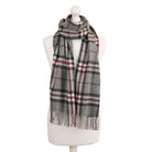 Balmoral 100% Cashmere Woven Scarf Tartan and Checks - Made in Scotland - THOMSON GREY - Heritage Of Scotland -