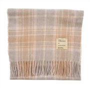 Balmoral 100% Cashmere Woven Scarf Tartans and Checks - Made in Scotland - Heritage Of Scotland - MACKELLAR PINK