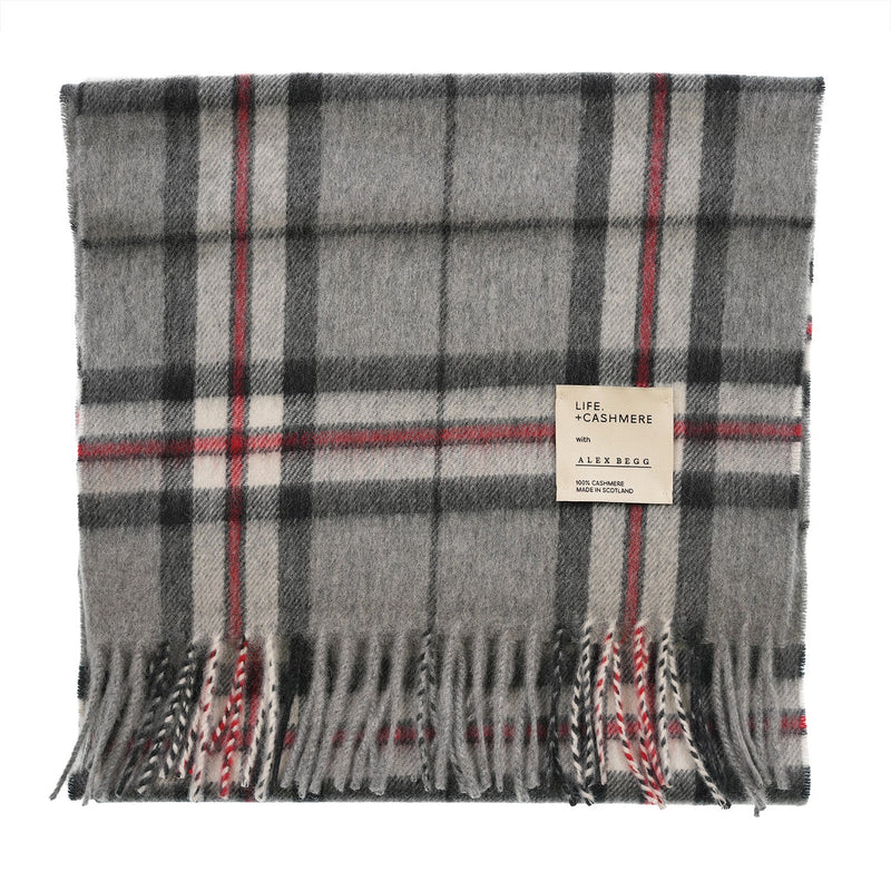 Balmoral 100% Cashmere Woven Scarf Tartans and Checks - Made in Scotland - Heritage Of Scotland - THOMSON GREY