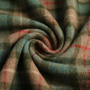 Balmoral Highland Wool Blend Scottish Tartan Blanket Throw - Recycled Wool - 155 x 190 cm - FRASER HUNTING - Heritage Of Scotland -