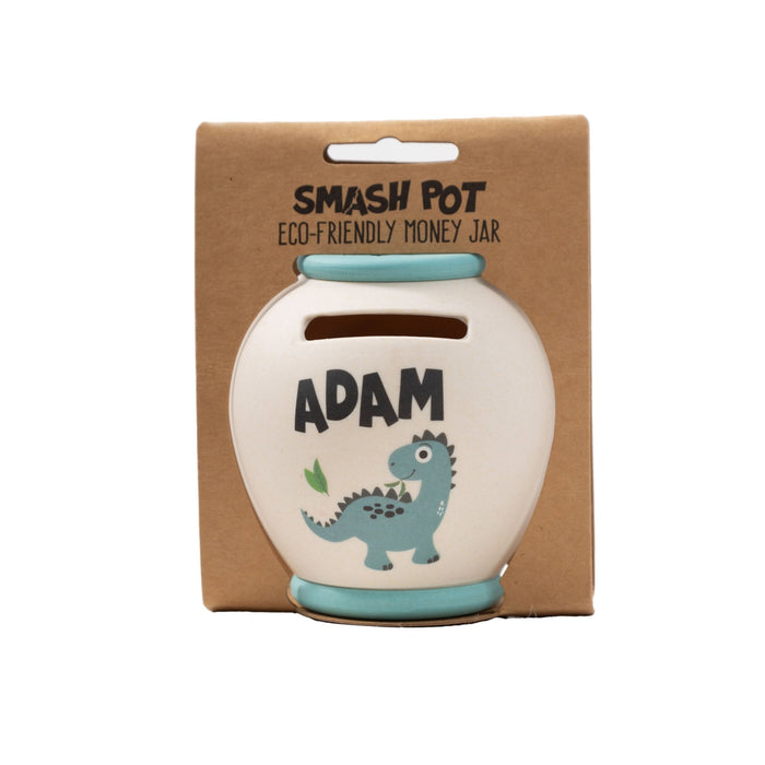 Bamboo Crew Smash Pot Money Jar - S Adam - Heritage Of Scotland - ADAM