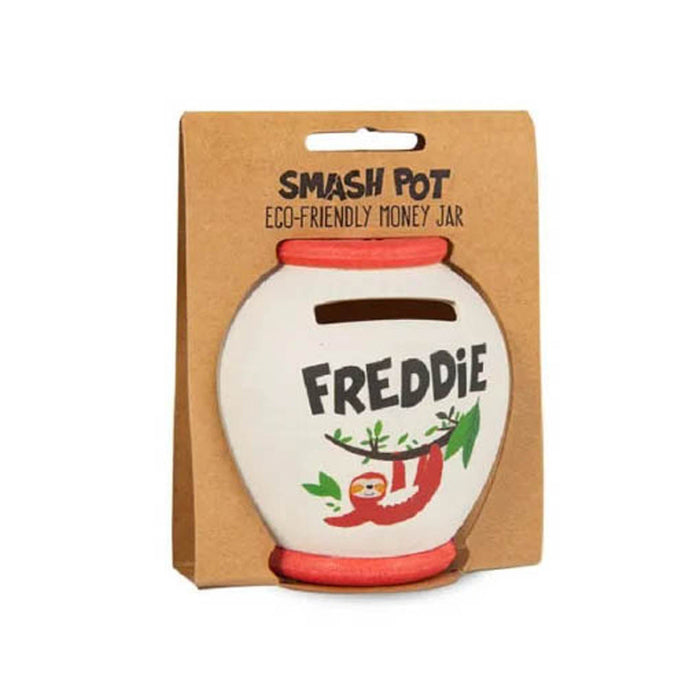 Bamboo Crew Smash Pot Money Jar - S Freddie - Heritage Of Scotland - FREDDIE