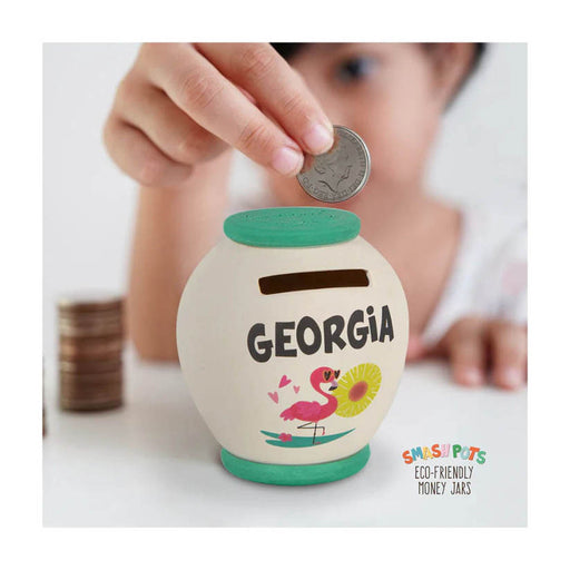 Bamboo Crew Smash Pot Money Jar - S Georgia - Heritage Of Scotland - GEORGIA