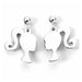 Barbie S/S Silhouette Stud Earrings - Heritage Of Scotland - N/A