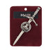 Blair Clan Badge, Kilt Pin, Lapel Pin, Cufflinks, Keyring/Key Fob & Gift Set — Fine Pewter by Art Pewter — Made in Scotland (Shiny Finish) - Heritage Of Scotland - Kilt Pin