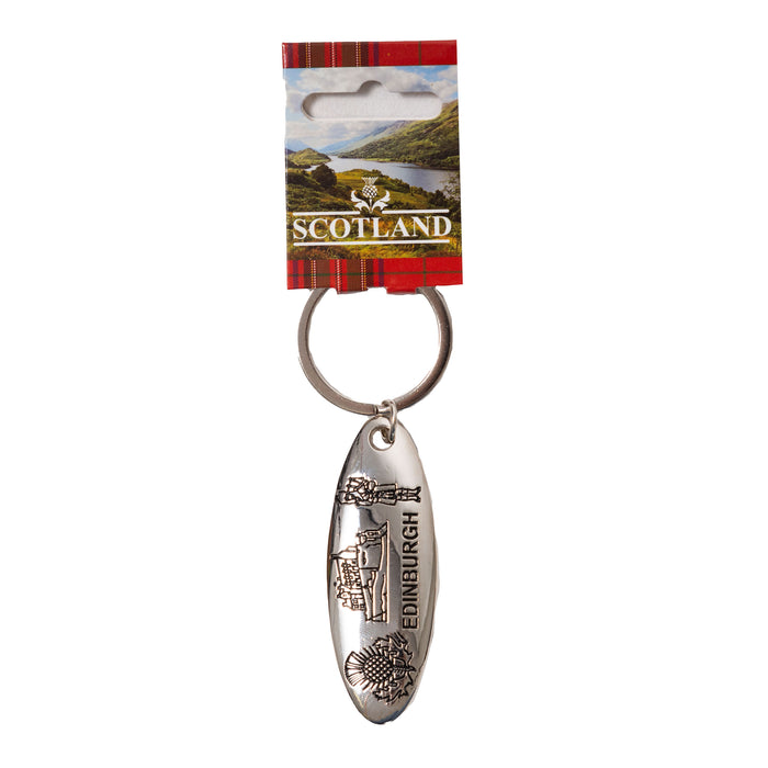 Bottle Opener Keyring - Edinburgh Icons - Heritage Of Scotland - NA