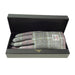 Boxed Harris Tweed and Brown Leather Ladies Gloves - Heritage Of Scotland - COL134 / MED