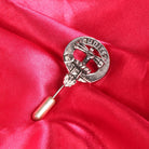 Brodie Clan Badge, Kilt Pin, Lapel Pin, Cufflinks, Keyring/Key Fob & Gift Set — Fine Pewter by Art Pewter — Made in Scotland (Shiny Finish) - Heritage Of Scotland - Lapel Pin