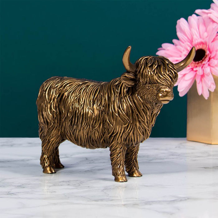 Bronzed Highland Cow - Heritage Of Scotland - N/A