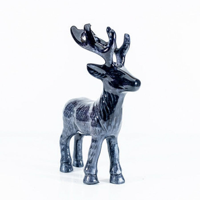 Brushed Black Highland Stag Large - Heritage Of Scotland - BLACK