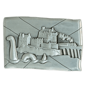 Brushed Metal Scotland Magnet – Puffin, Nessie, Coo, Collage & More - Heritage Of Scotland - Nessie Collage