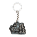 Brushed Metal Scottish Keyring – Nessie, Coo, Collage & More - Heritage Of Scotland - Scotland Dancers Collage