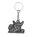 Brushed Metal Scottish Keyring – Nessie, Coo, Collage & More - Heritage Of Scotland - Trio Character