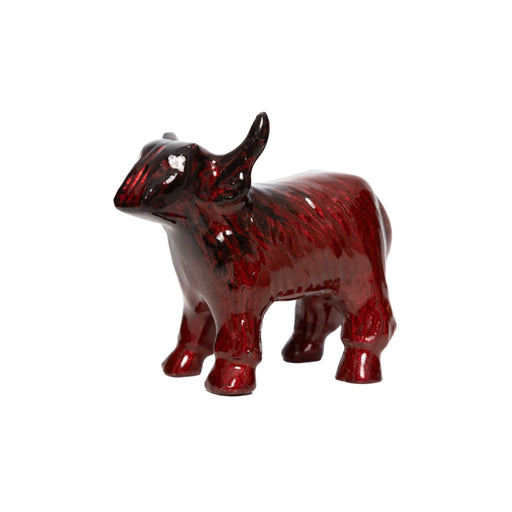Brushed Red Highland Cow Large 8.5 Cm - Heritage Of Scotland - NA