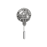 Campbell Clan Badge, Kilt Pin, Lapel Pin, Cufflinks, Keyring/Key Fob & Gift Set — Fine Pewter by Art Pewter — Made in Scotland (Shiny Finish) - Heritage Of Scotland - Lapel Pin