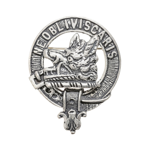 Campbell of Breadalbane Clan Badge, Kilt Pin, Lapel Pin, Cufflinks, Keyring/Key Fob & Gift Set — Fine Pewter by Art Pewter — Made in Scotland (Shiny Finish) - Heritage Of Scotland - Badge