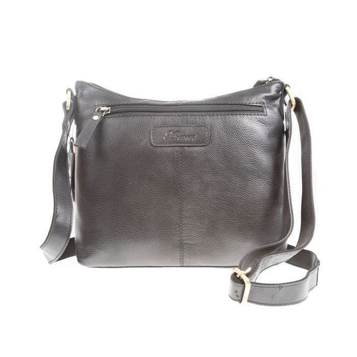 Casual Side Bag Black - Heritage Of Scotland - BLACK