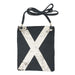 Charlie Shoulder Bag Distressed Saltire - Heritage Of Scotland - NAVY/WHITE